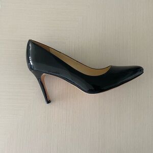 Cole Haan Sleek Black Patent Leather Heels